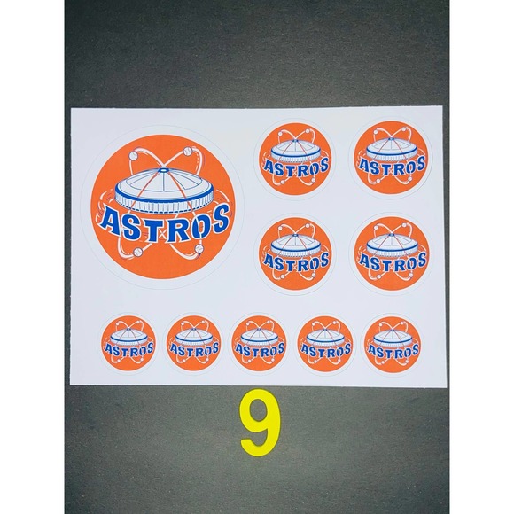 ASTROS BASEBALL HIGH QUALITY STICKERS SET BUNDLE - Picture 9 of 11